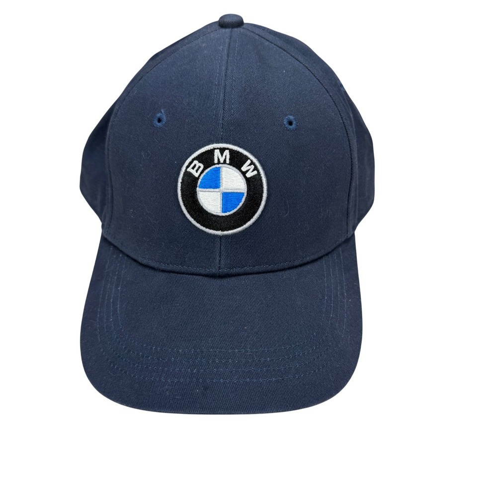 BMW Official Logo Baseball Cap‎ Navy Blue Adjustable Cotton Hat